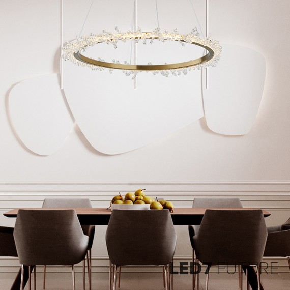 Loft Industry Modern - Beads Crystall Chandelier